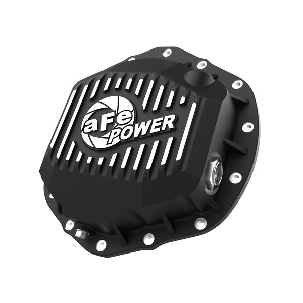 Afe Power 20-C GM TRUCKS PRO SERIES REAR DIFFERENTIAL COVER BLACK W/ MACHINED FINS 46-71260B - main